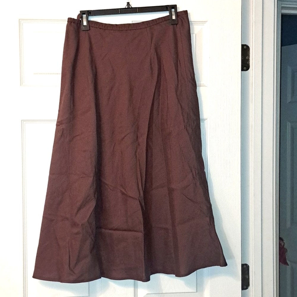 Coldwater Creek Brown Skirt Size Women's 12